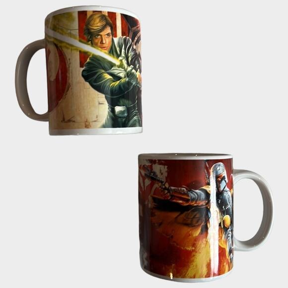 Galerie Star Wars Coffee Mugs Luke v. Darth Vader / Han v. Boba Fett - Picture 1 of 8